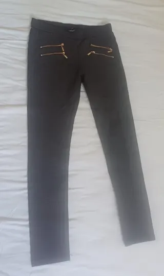 Pantalón juvenil gris oscuro Miss Anna gris talla