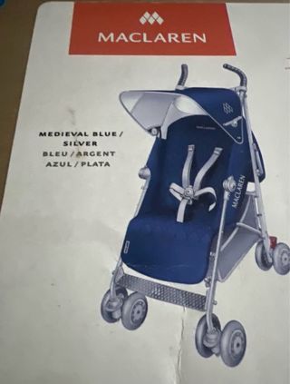 Carrinho Quest Maclaren Medieval Blue/Silver