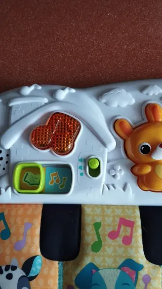 Lote: Hamaca, Alfombra y Piano Bebé