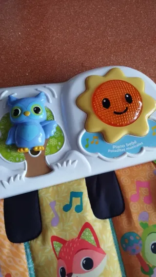 Lote: Hamaca, Alfombra y Piano Bebé