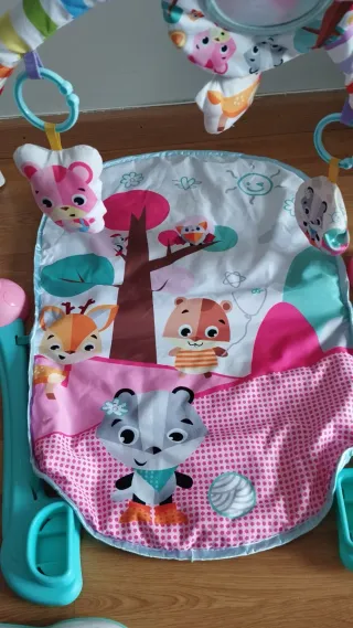 Lote: Hamaca, Alfombra y Piano Bebé