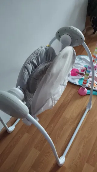 Lote: Hamaca, Alfombra y Piano Bebé