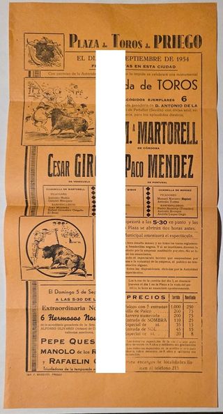 Artículos de toros / tauromaquia