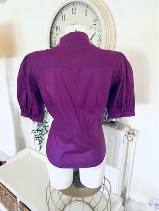 Blusa Vintage Morada Talla 42