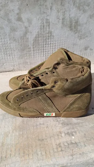 Scarpe militari tela verde tg 41