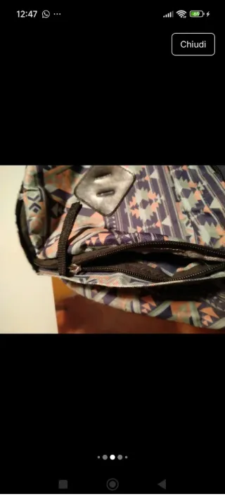 Zainetto fantasia etnica