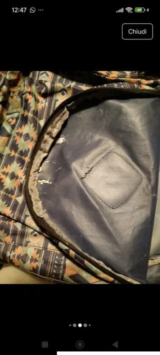 Zainetto fantasia etnica