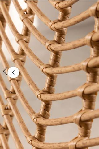 Pack 2 Taburetes Sklum Ratán y Metal