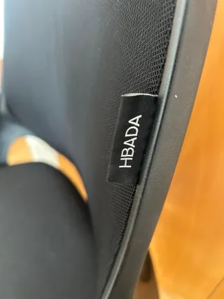 Silla de oficina HBADA negra