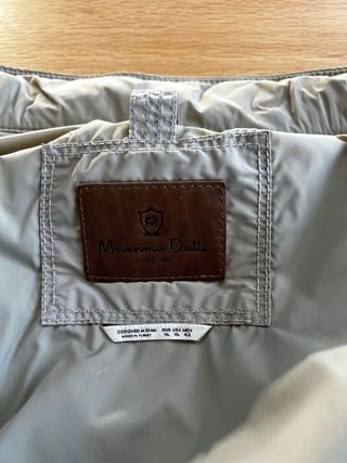 Chubasquero Massimo Dutti Beige Talla XL