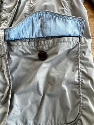 Chubasquero Massimo Dutti Beige Talla XL