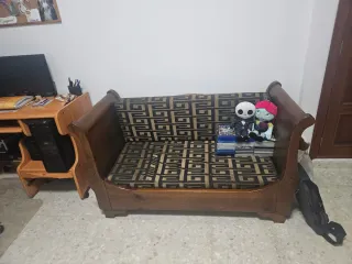 Sofá de madera 2 plazas