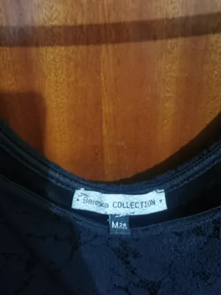 Vestido negro encaje