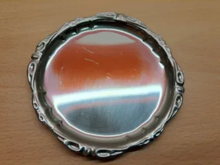 Sottobicchieri vintage in acciaio