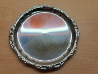 Sottobicchieri vintage in acciaio