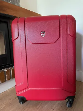 Maleta Ellehamer Roja con Ruedas