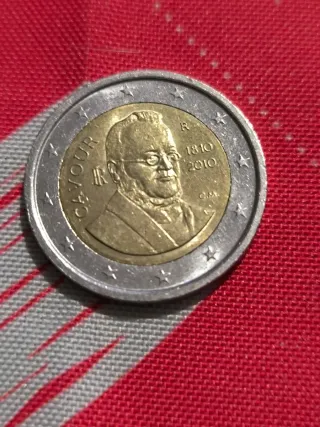 Moneta 2 Euro Cavour 1810-2010
