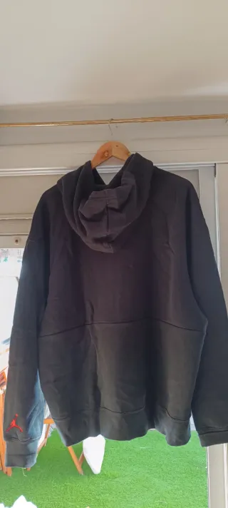 Sudadera Jordan Bordada Negra Talla XL