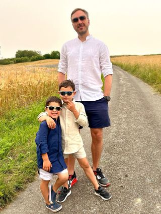 Camisa Lino BANDERAS Blanca Hecha en España