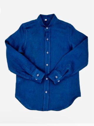 Camisa Lino BANDERAS Blanca Hecha en España