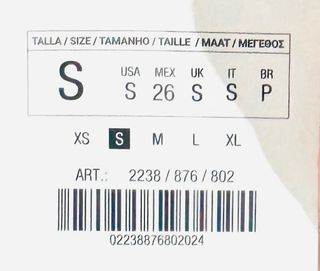 Falda Zara Gris Plisada