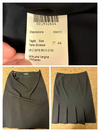 Tailleur donna lana Boggi Milano nero