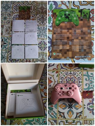 Mando Inalámbrico Xbox One Minecraft Pig