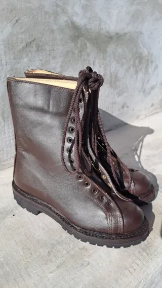 Anfibi Scarponi Militari Tg 40 Marrone