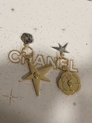 Ciondolo Chanel Stella e Camelia Oro Argento