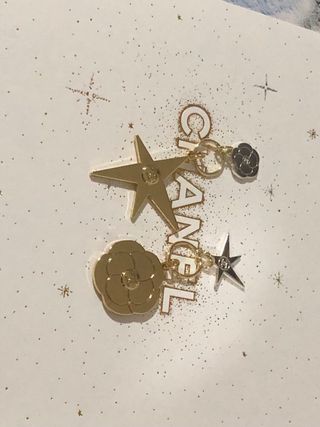 Ciondolo Chanel Stella e Camelia Oro Argento