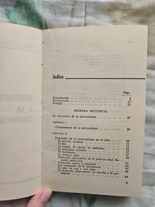 Libro Introducción a la comprensión psicológica