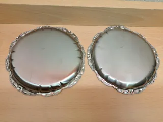 Sottobicchieri grandi vintage in acciaio Max