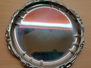 Sottobicchieri grandi vintage in acciaio Max