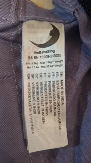 Mochila portabebés ergonómica