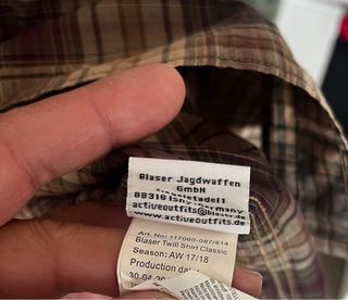 Camisa Blaser Cuadros Talla M