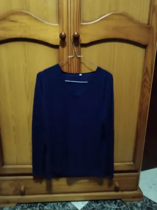 Jersey mujer talla XL azul