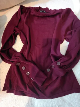 Camiseta Sfera Manga Larga Bordo Talla S