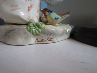 Rara Statuetta Beatrix Potter Mrs Tiggy Winkle