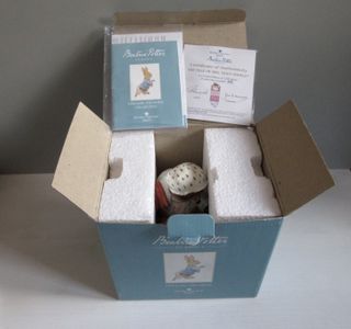 Rara Statuetta Beatrix Potter Mrs Tiggy Winkle