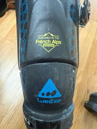 Botas de esquí infantiles negras talla 38-39