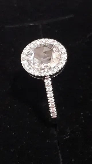 Anillo Tous Oro Blanco 18kl y Diamantes.ultimo dia