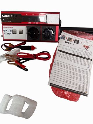 Inversor Corriente SUDOKEJI 12V a 220V + USB