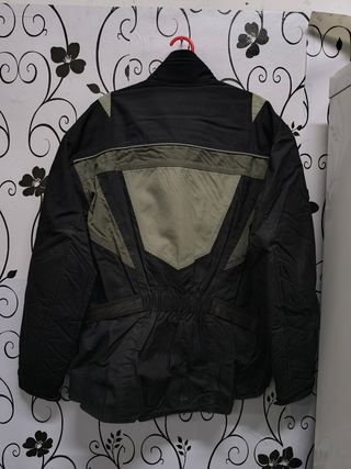 Chaqueta Moto MOTO 1ST Negra y Verde