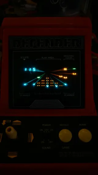 Mini Arcade Defender Años 90