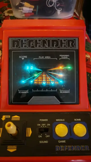 Mini Arcade Defender Años 90