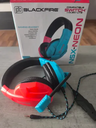 Auriculares Gaming Blackfire NSX-NEON