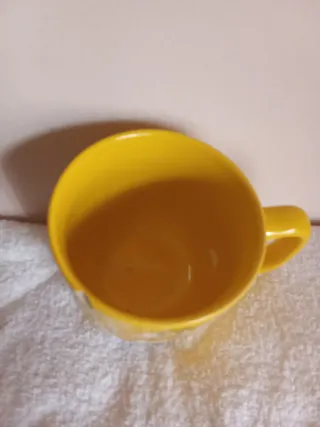 Taza M&M's Amarilla Cerámica