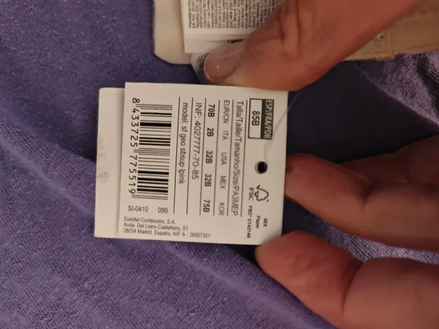 Conjunto lencería Women secret beige