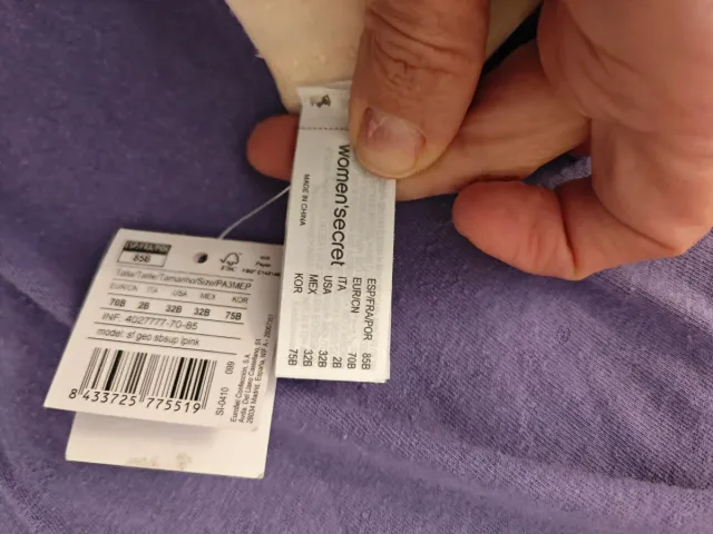 Conjunto lencería Women secret beige