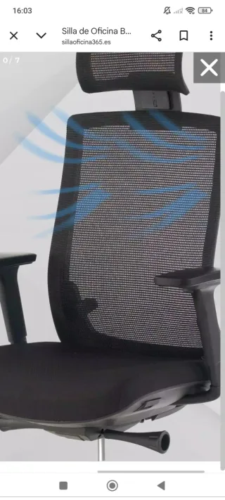 Silla de oficina ergonómica alta gama